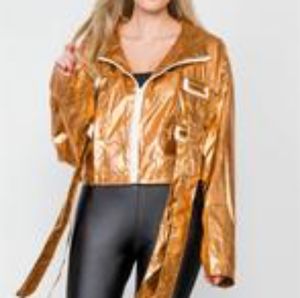 Cropped Lightweight Long Sleeve Jacket